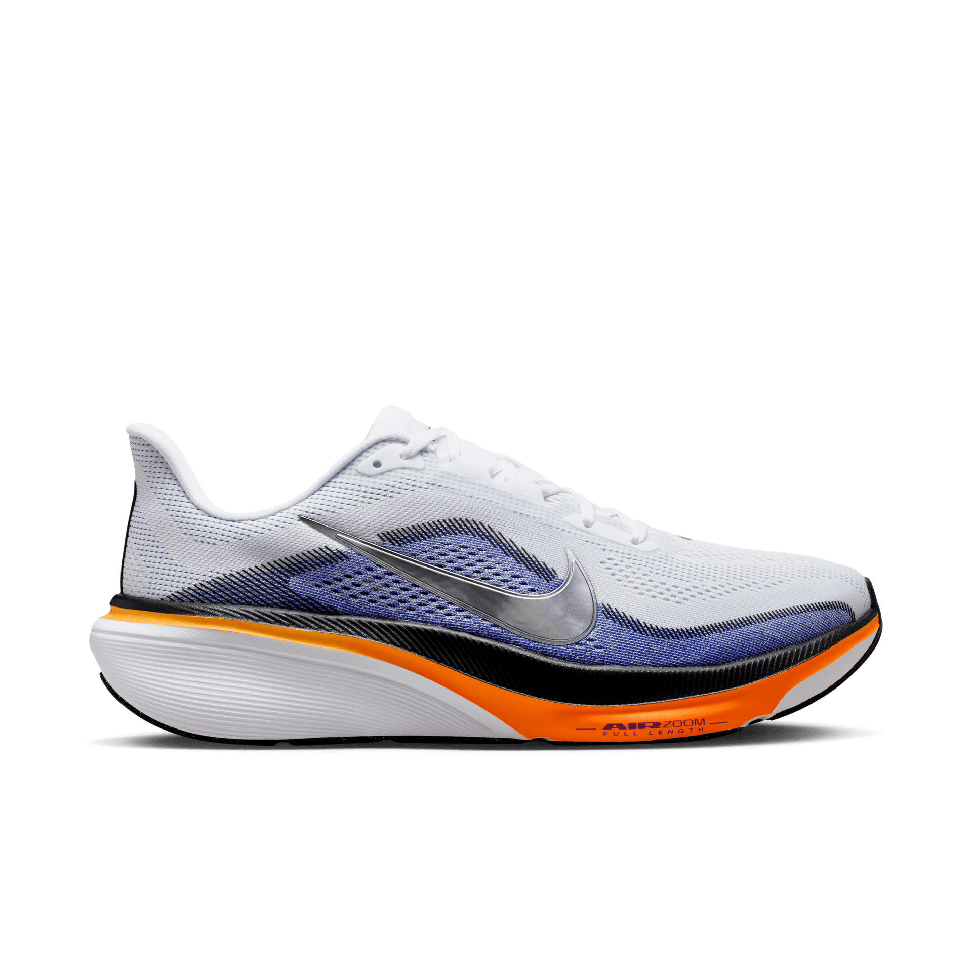 Nike Pegasus 42 – White Metallic Silver Lapis Total Orange — 2
