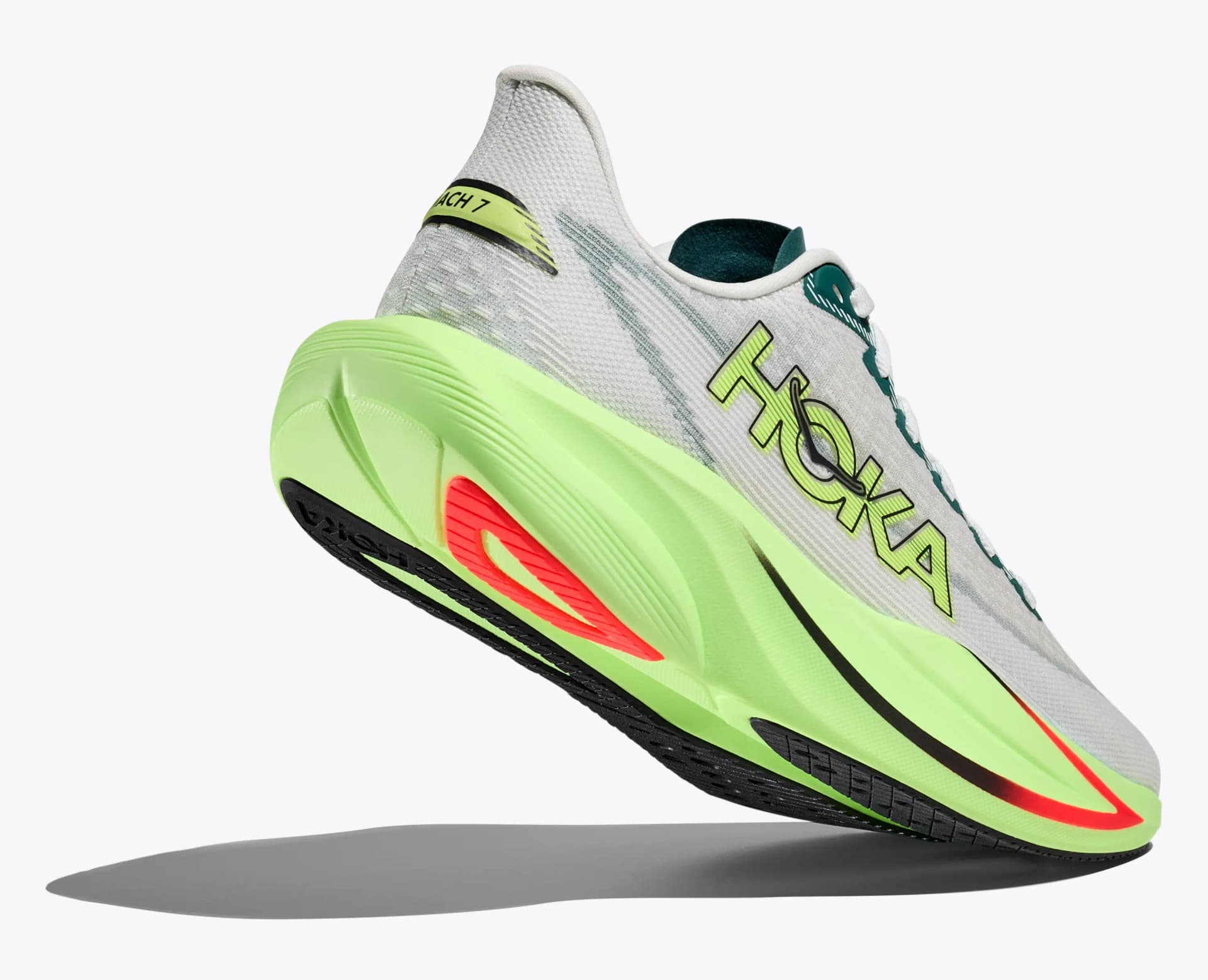 HOKA Mach 7 – Frost / Neon Yuzu — 4