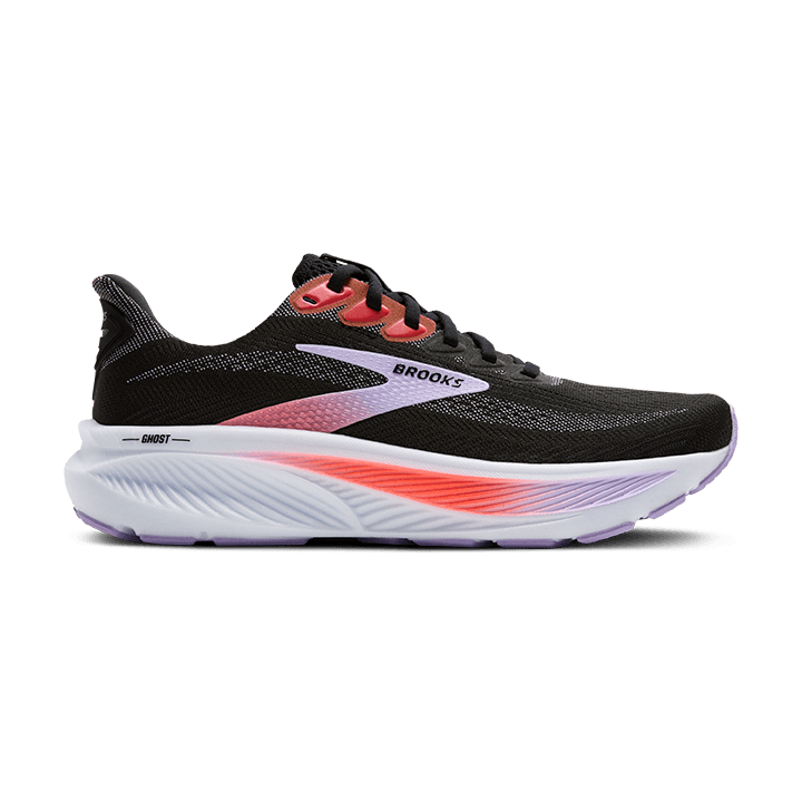 Brooks Ghost 17 – Black Purple Coral