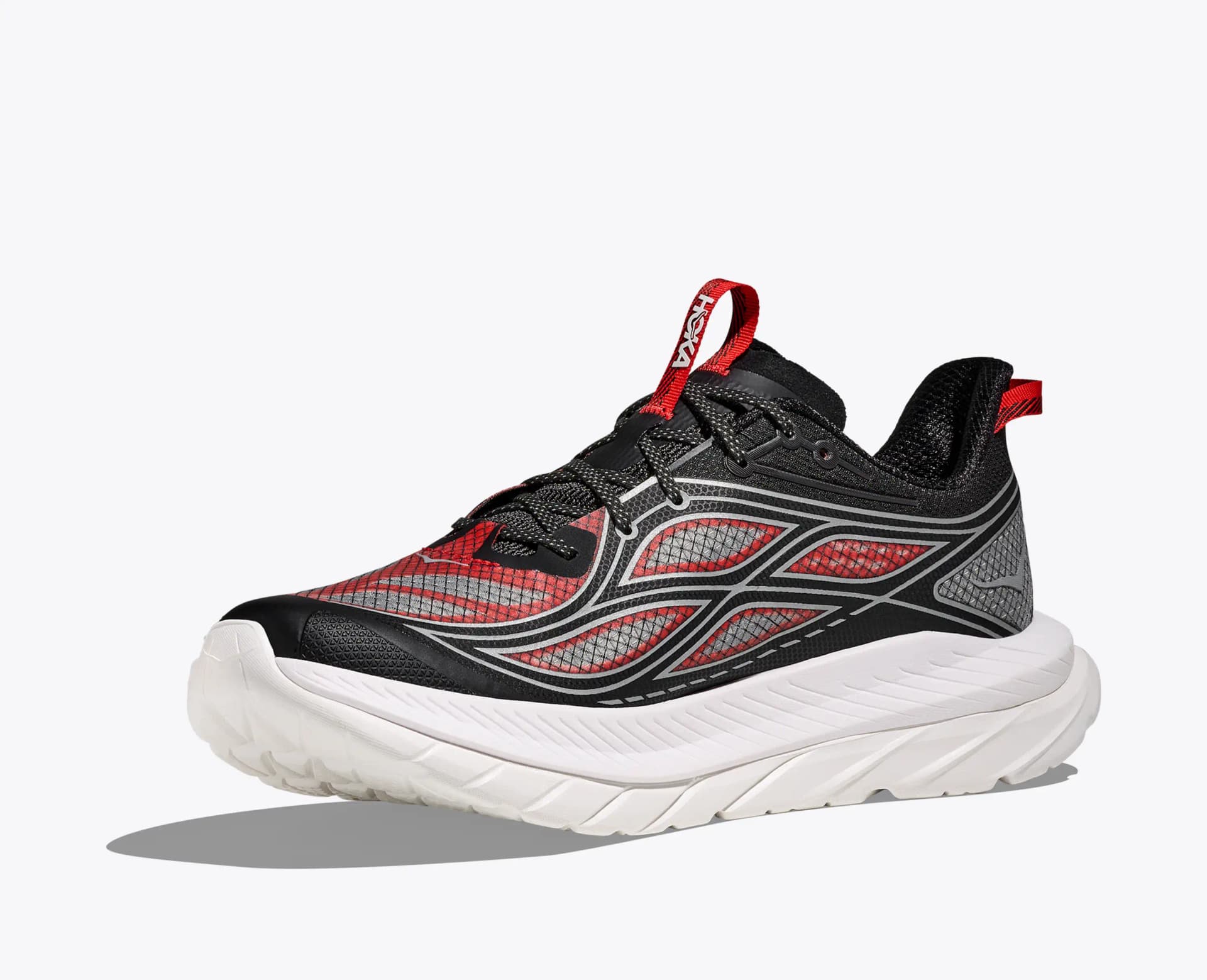 HOKA Mach Remastered – Carbon Black / Habanero — 3