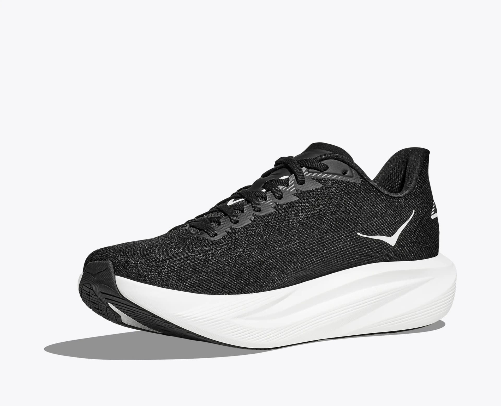 HOKA Mach 7 – Black / White — 3