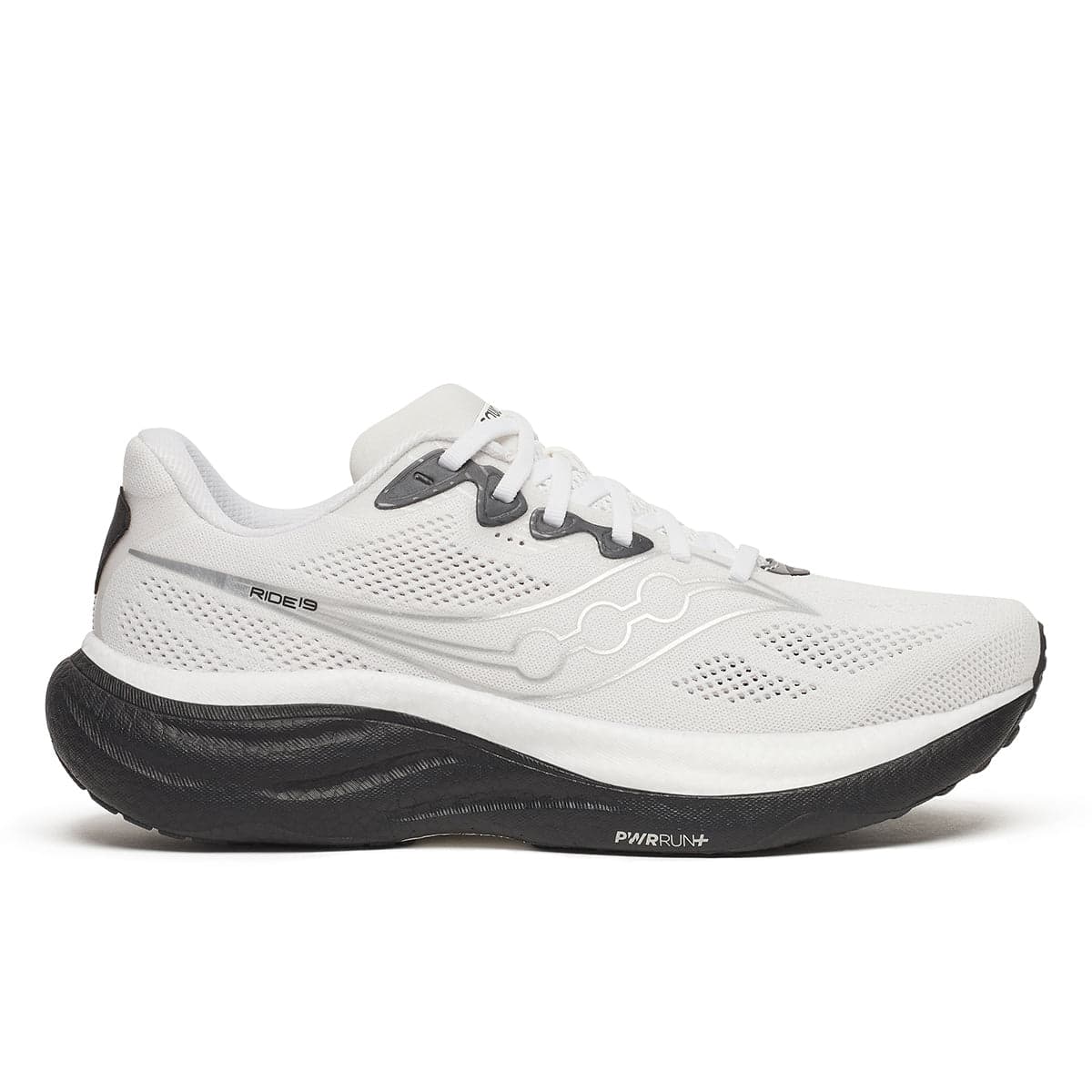 Saucony Ride 19 – White Black
