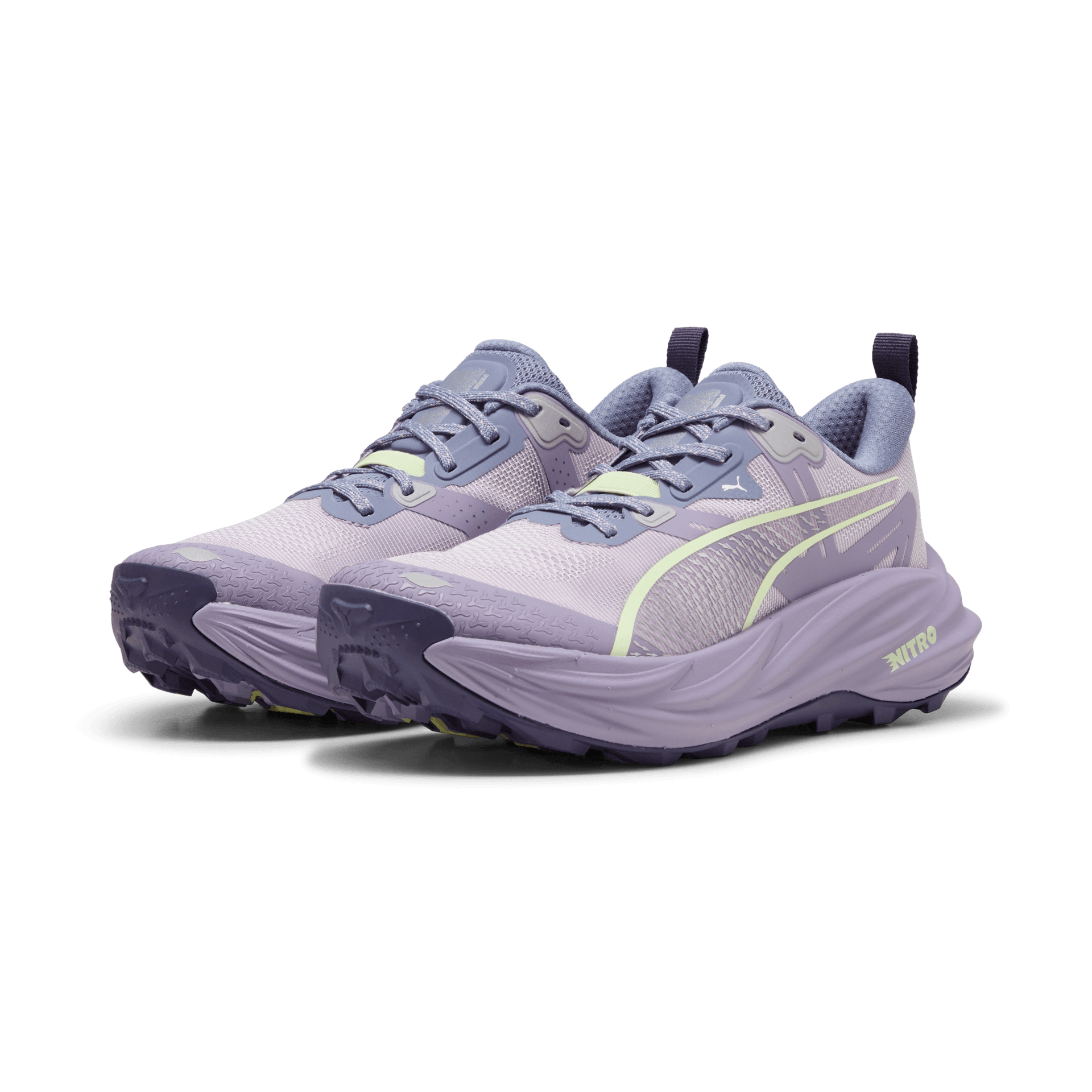 PUMA Voyage Nitro 4 – Lilac Luster Gray Sky Apple Spritz Deep Plum — 3