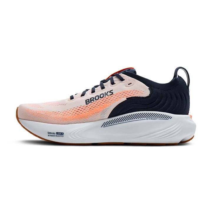 Brooks Adrenaline GTS 25 – White Spellbound Orange — 2