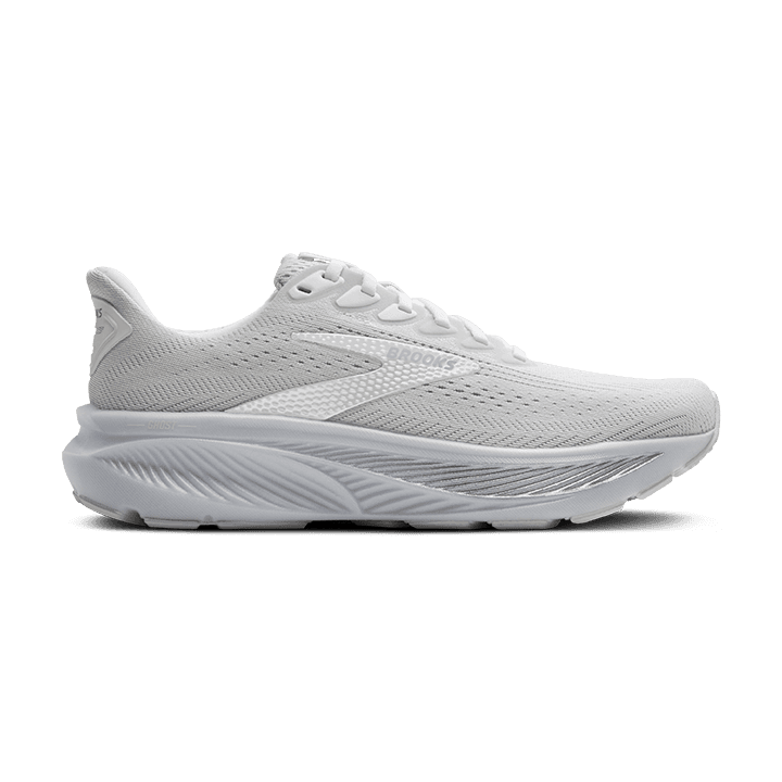 Brooks Ghost 17 – White White Grey
