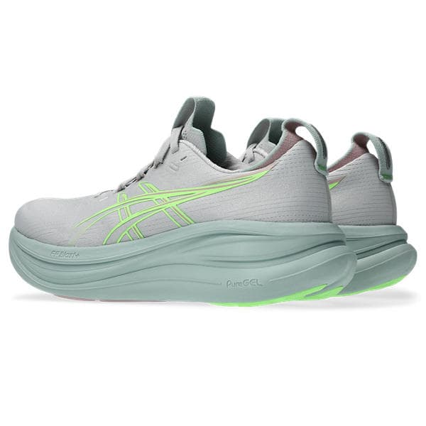 ASICS Gel-Nimbus 28 – Cloud Grey Illuminate Green — 4
