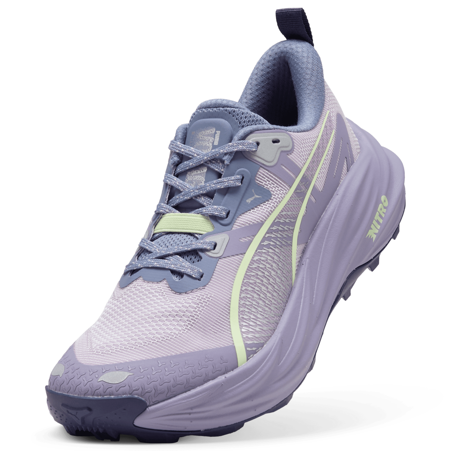 PUMA Voyage Nitro 4 – Lilac Luster Gray Sky Apple Spritz Deep Plum — 4