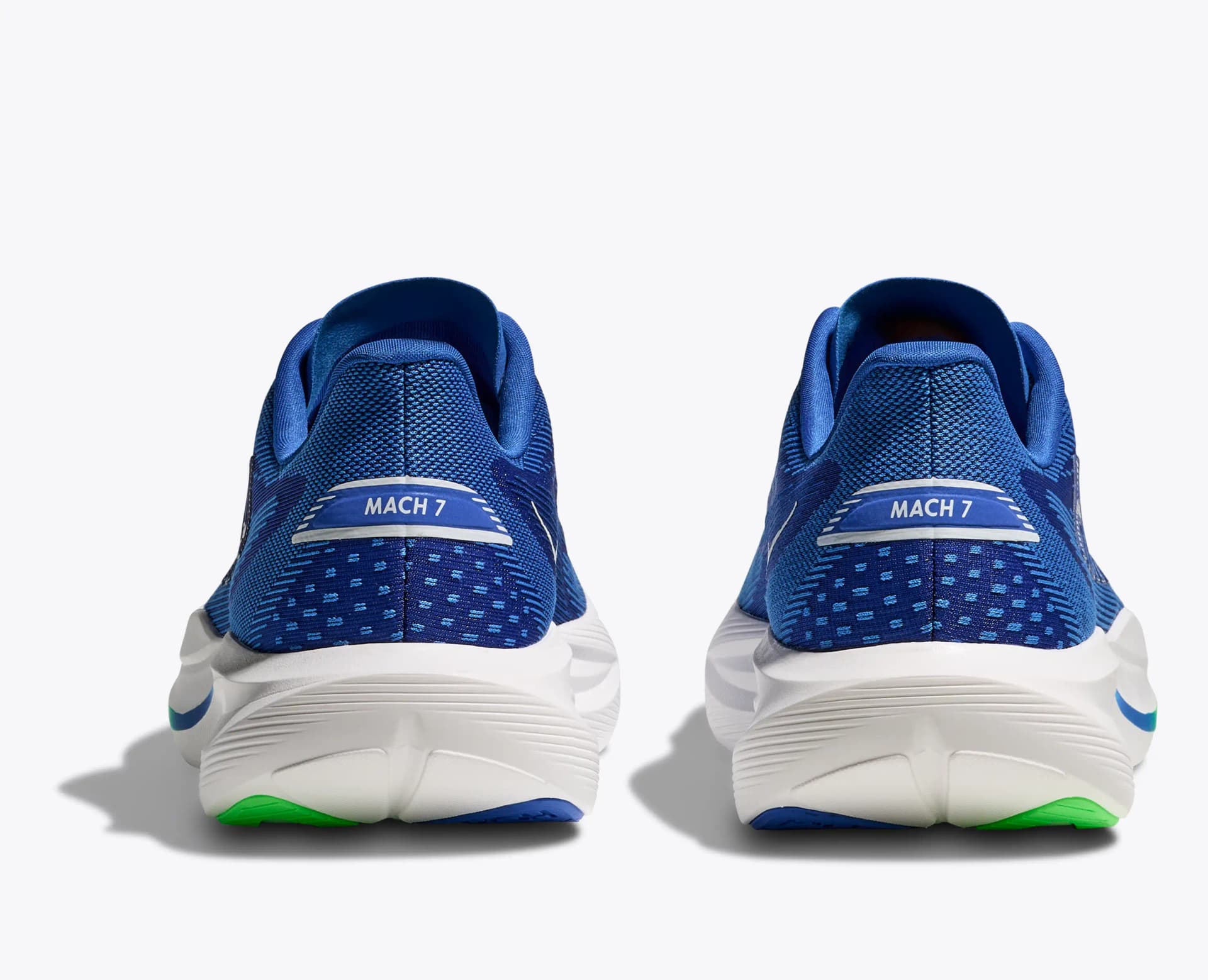 HOKA Mach 7 – Cobalt Blue / Neon Green — 5