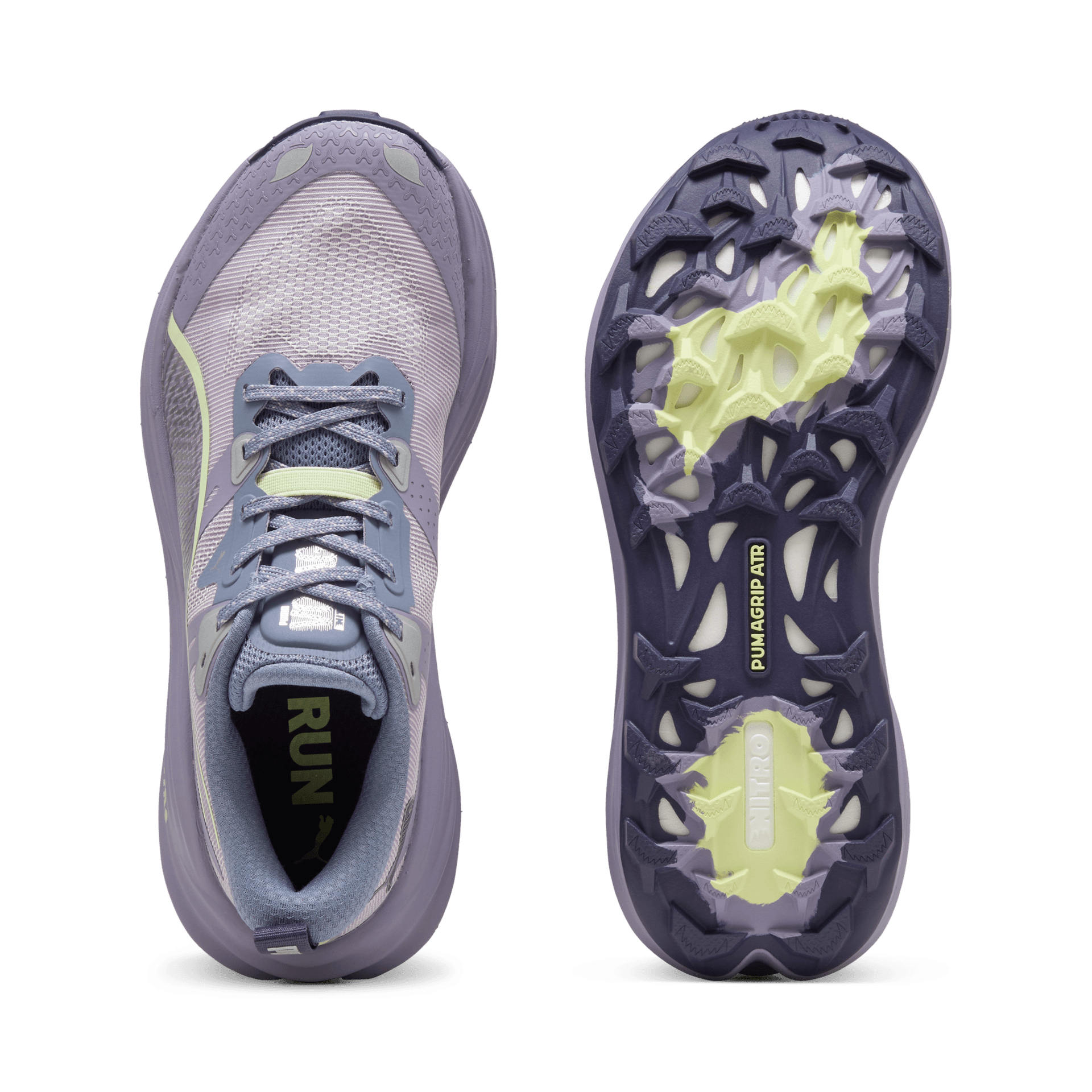 PUMA Voyage Nitro 4 – Lilac Luster Gray Sky Apple Spritz Deep Plum — 6