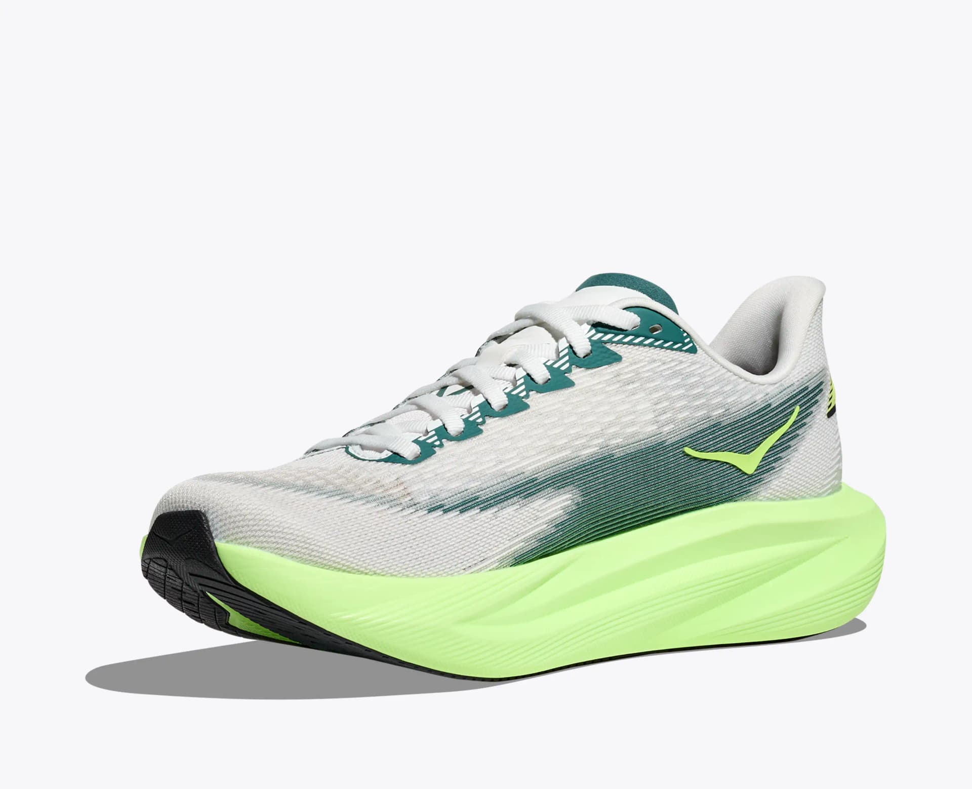 HOKA Mach 7 – Frost / Neon Yuzu — 3