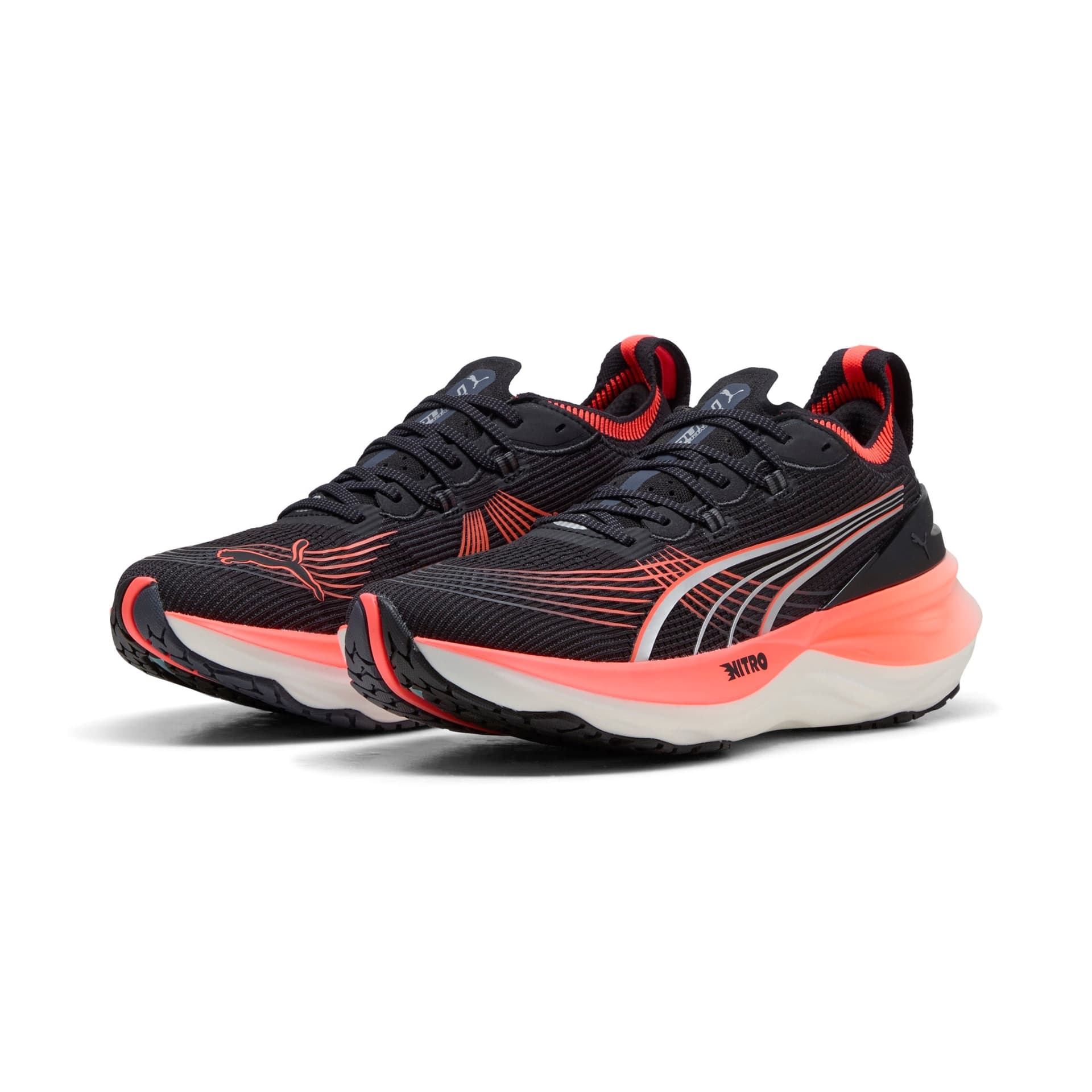 PUMA ForeverRun Nitro 2 – Puma Black Glowing Red — 3