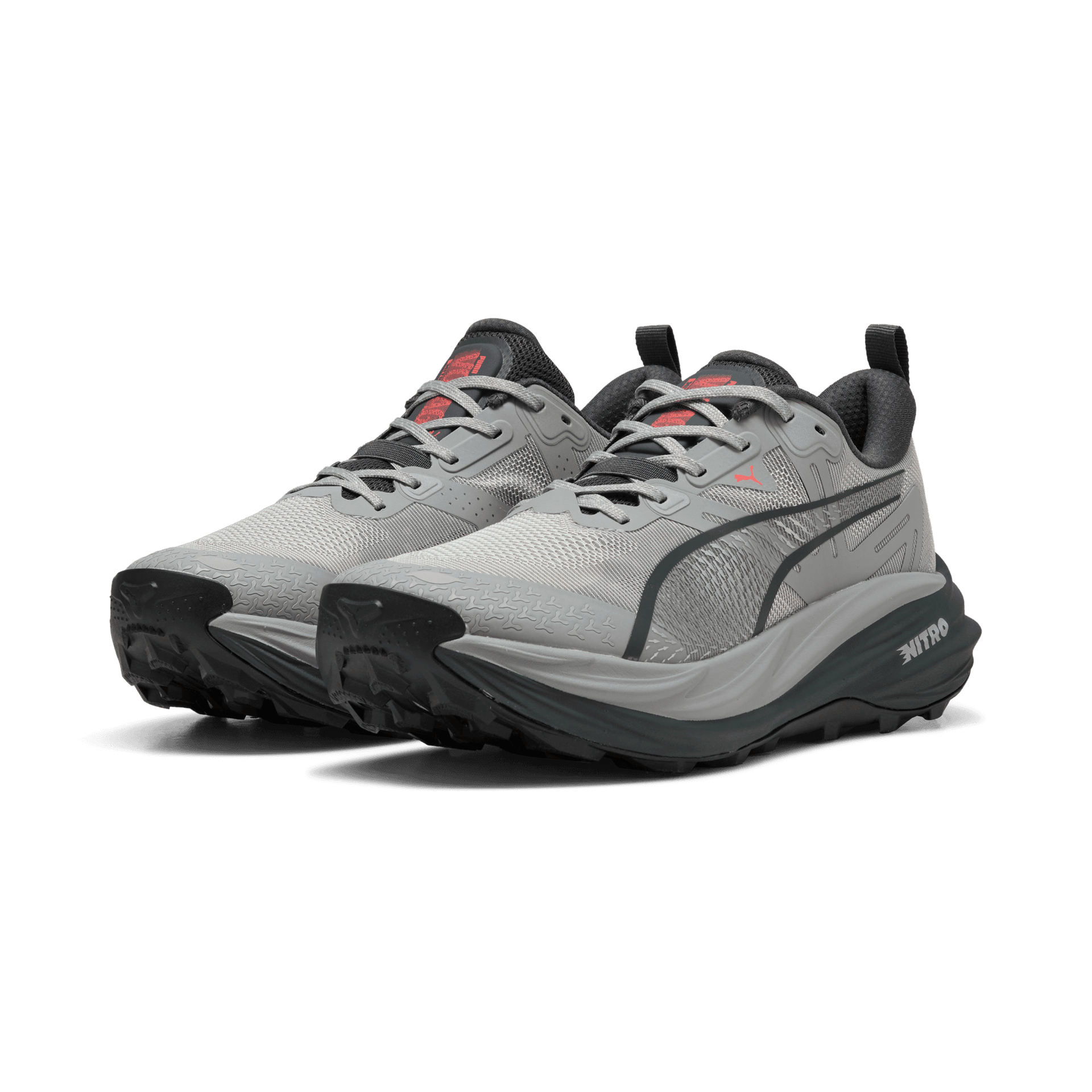 PUMA Voyage Nitro 4 – Gray Echo Red Glamour — 3