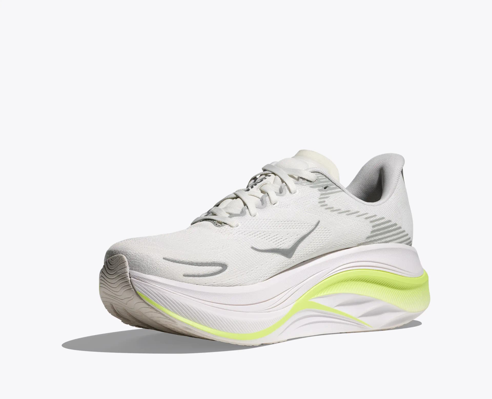 HOKA Skyward X 2 – White / Neon Yuzu — 3