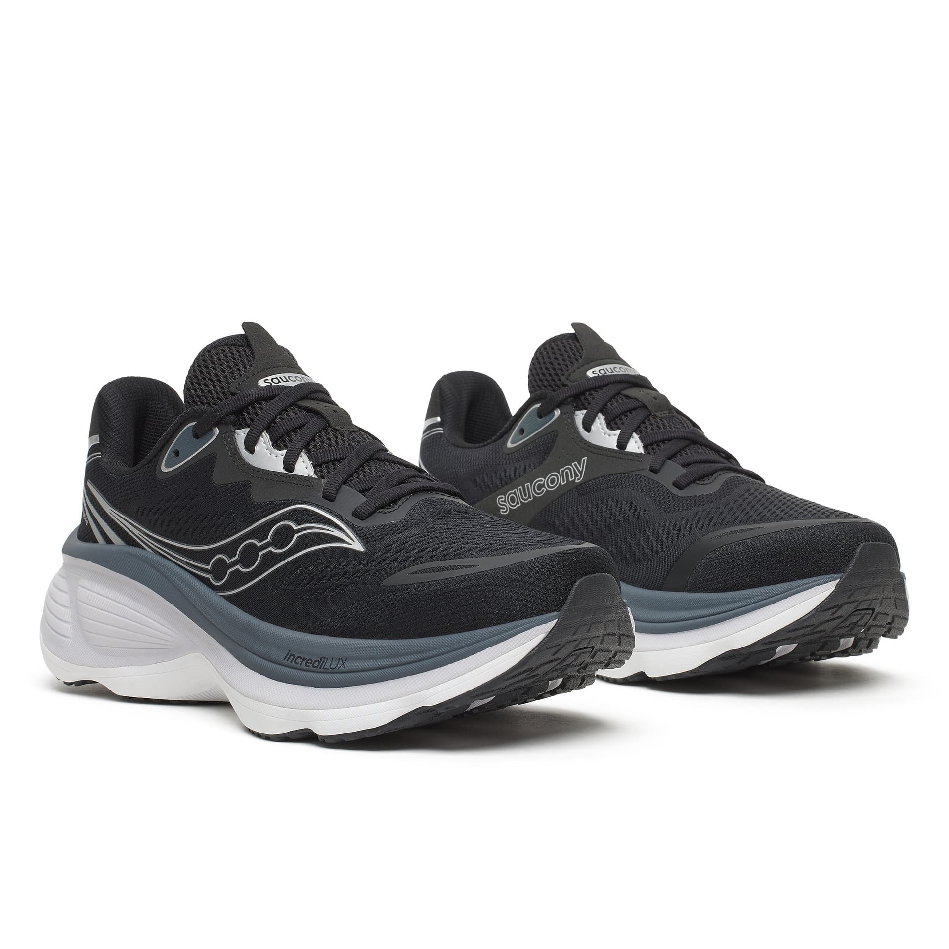 Saucony Hurricane 26 – Black Silver — 3
