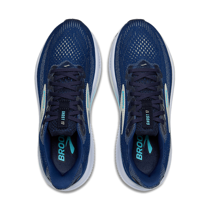 Brooks Ghost 17 – Navy Green Turquoise — 5