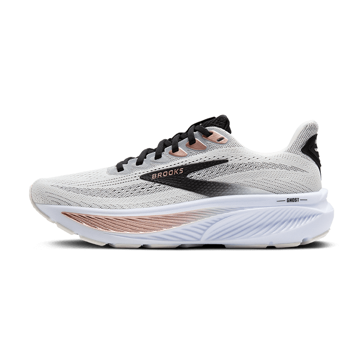 Brooks Ghost 17 – White Black Rose Gold — 3