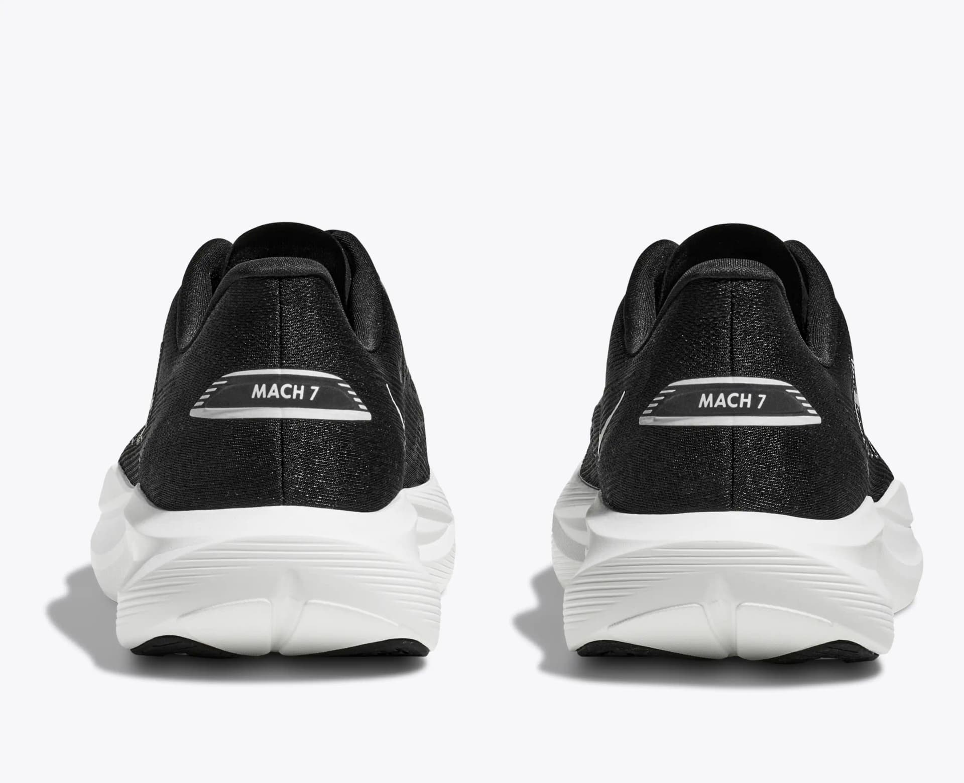 HOKA Mach 7 – Black / White — 5