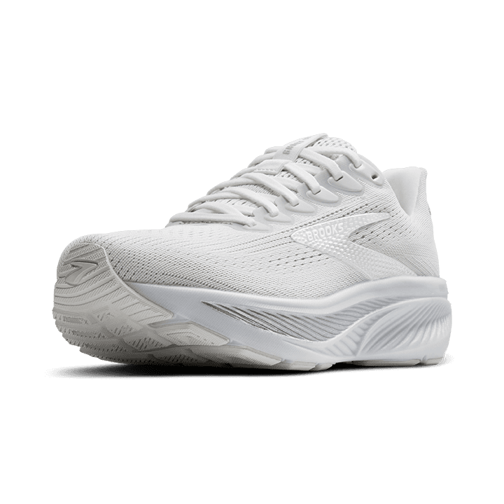 Brooks Ghost 17 – White White Grey — 4