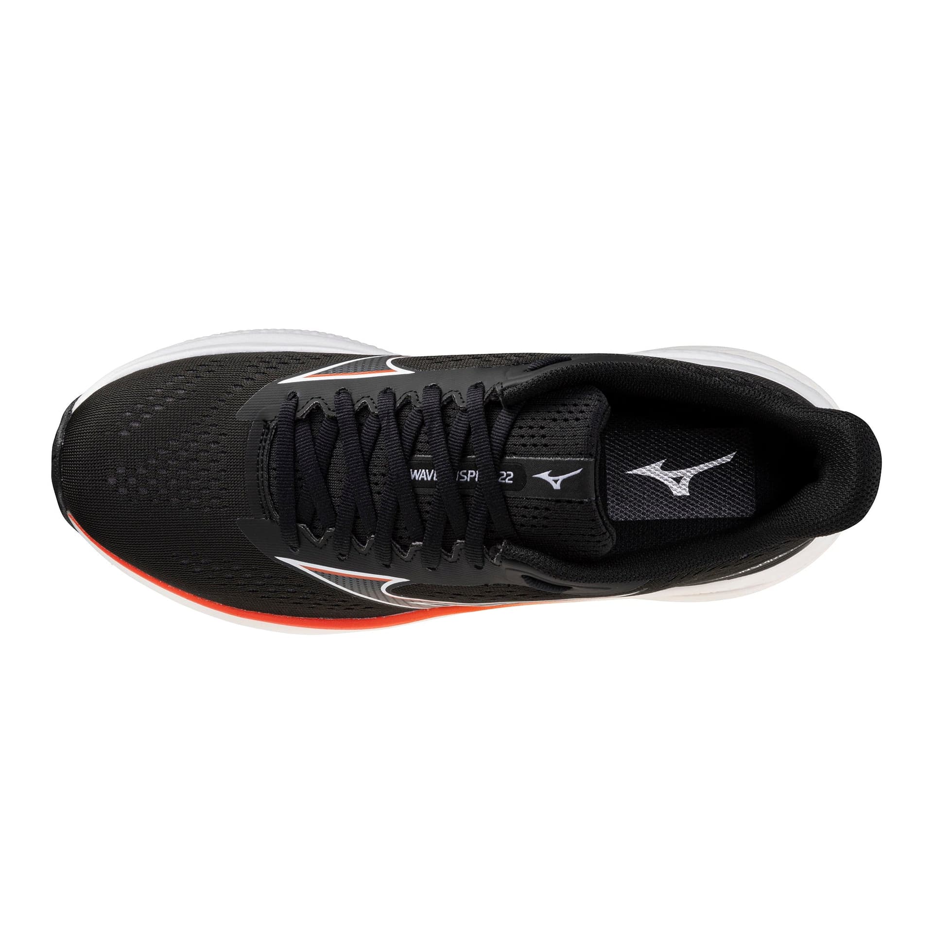 Mizuno Wave Inspire 22 – Black Quiet Shade — 4