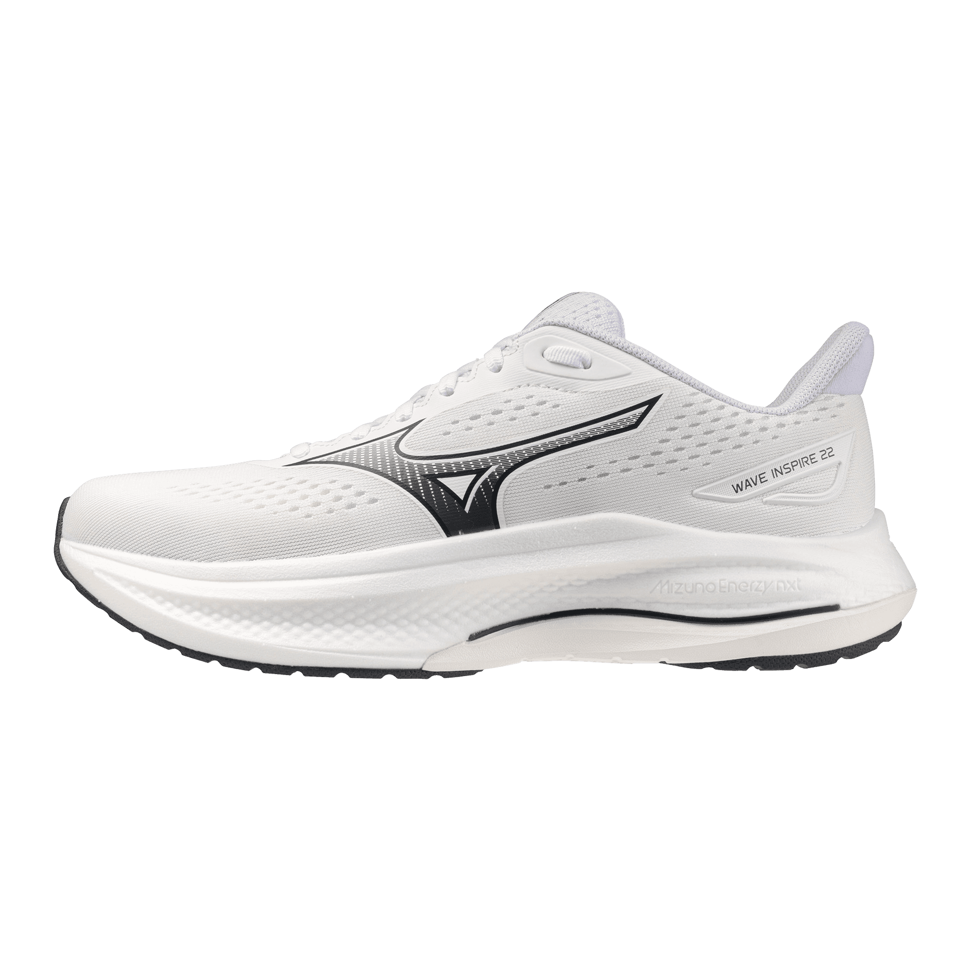 Mizuno Wave Inspire 22 – White Quiet Shade — 3