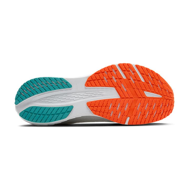 Brooks Launch 11 – White Oyster Orange — 6