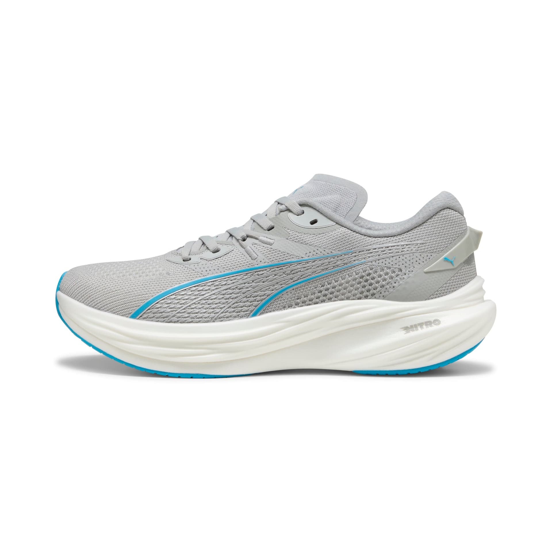 PUMA Deviate Nitro 3 – Gray Echo Speed Blue — 2
