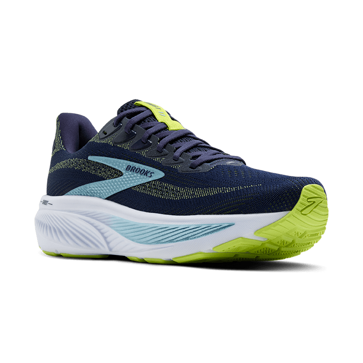 Brooks Ghost 17 – Peacoat Lime Blue — 2