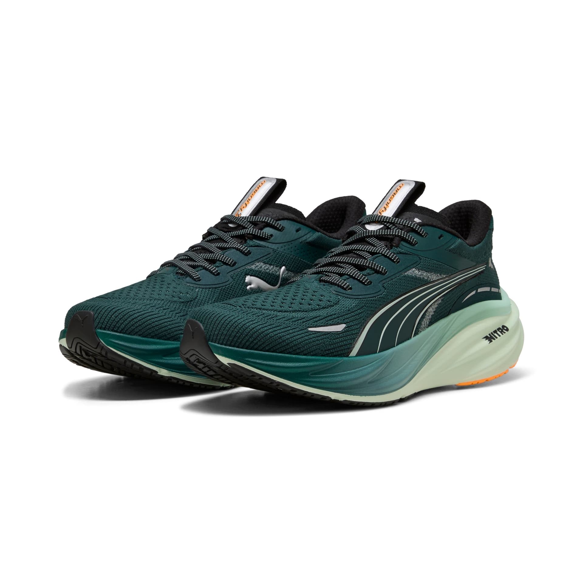 PUMA Magnify Nitro 3 – Green Terrain Heat Fire — 3