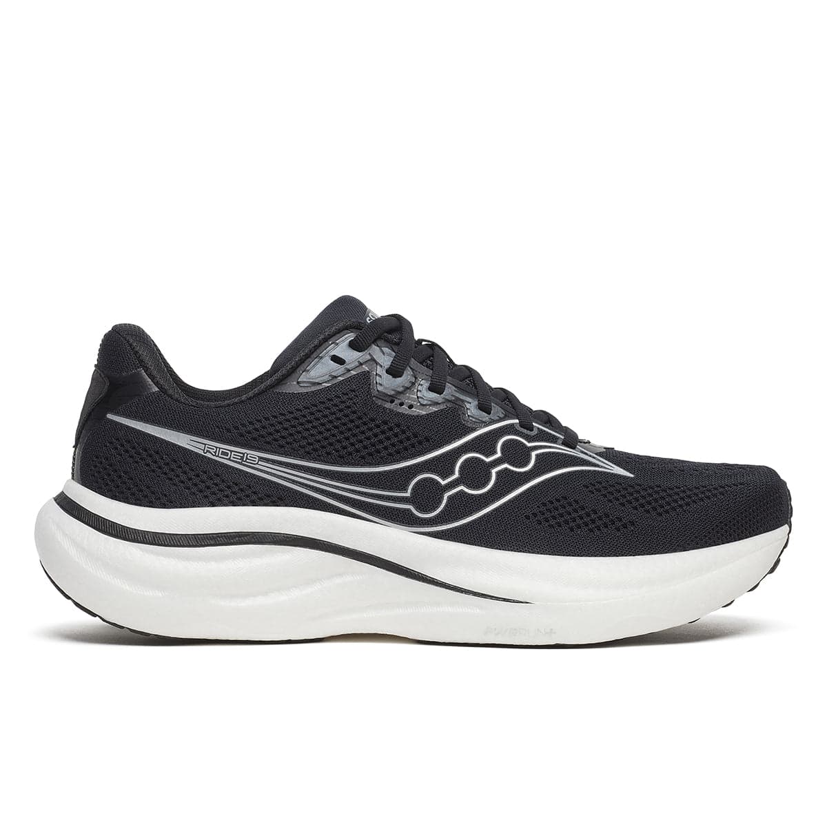 Saucony Ride 19 – Black Silver (2)