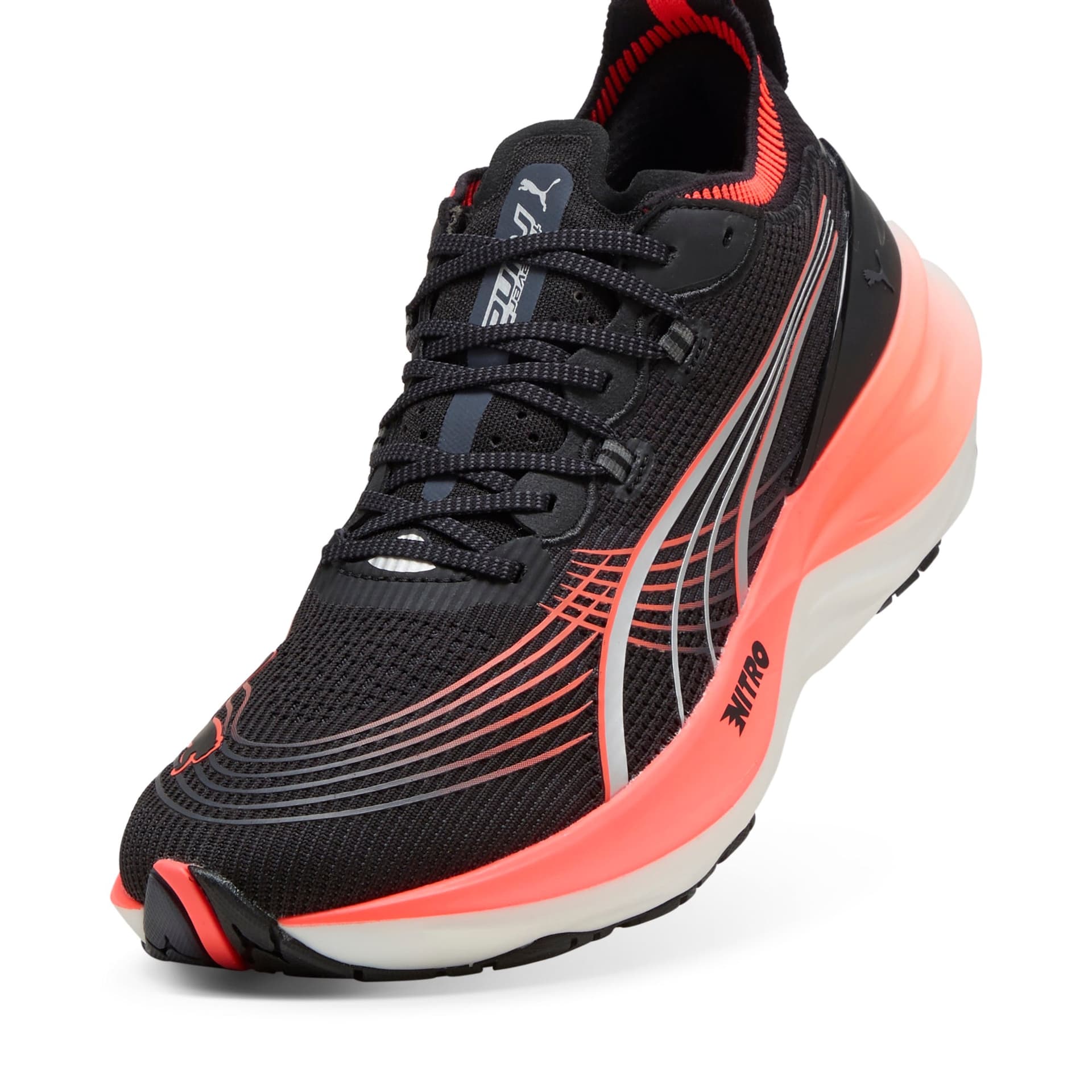 PUMA ForeverRun Nitro 2 – Puma Black Glowing Red — 4