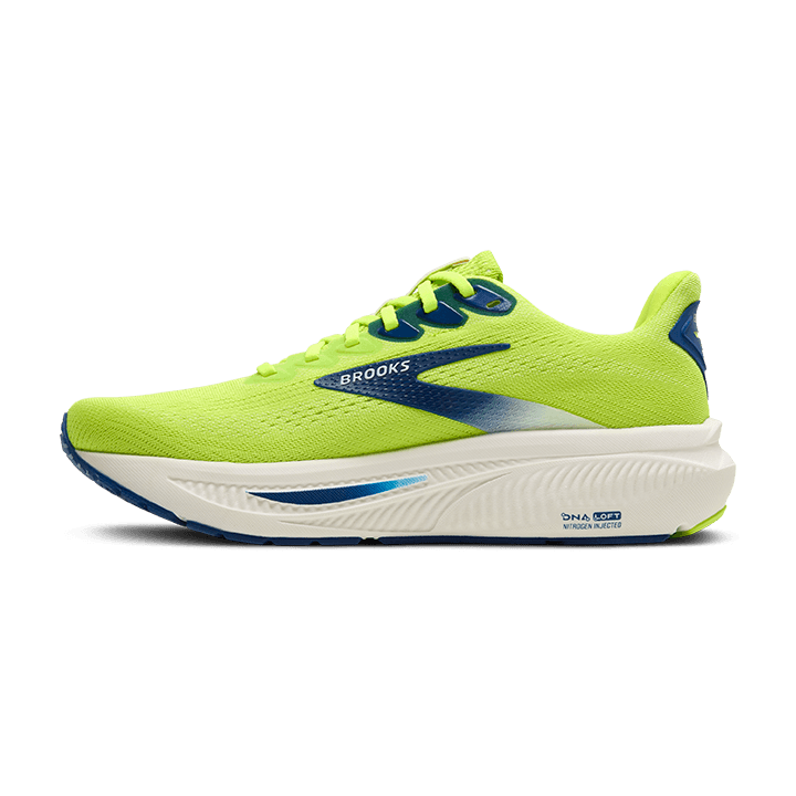 Brooks Ghost 17 – Acid Lime Navy White — 2