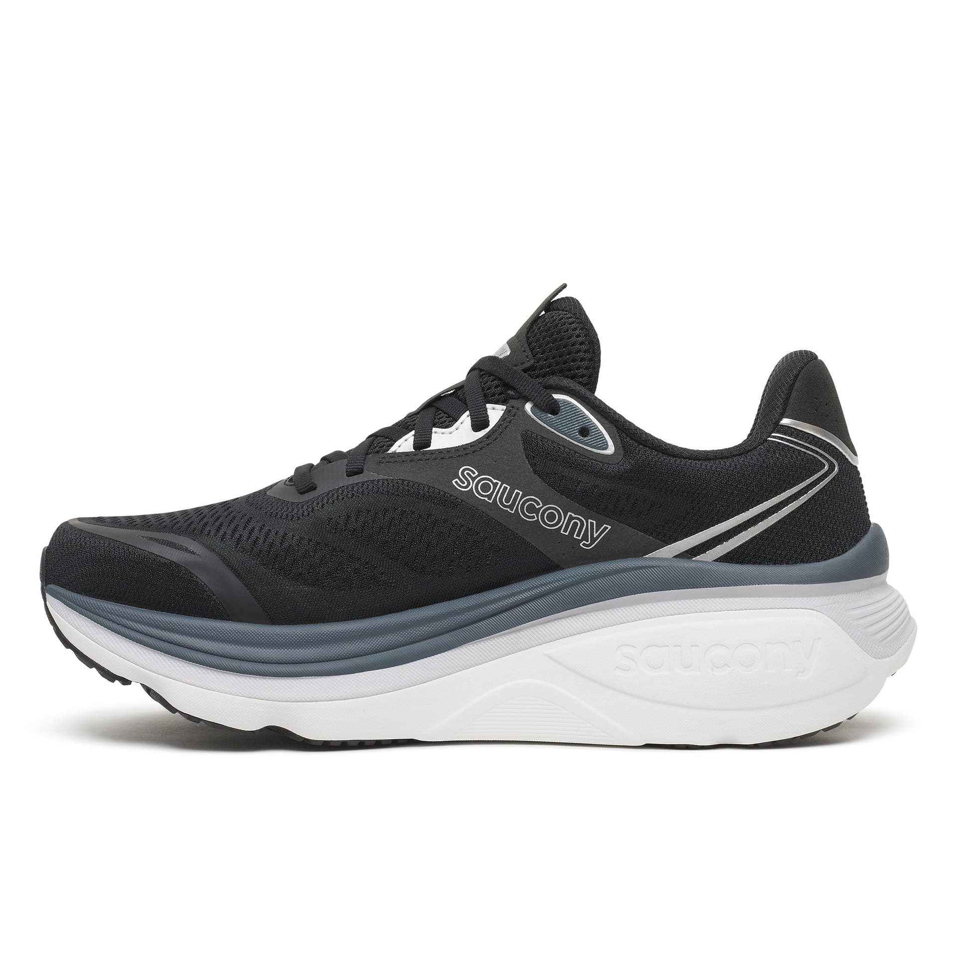 Saucony Hurricane 26 – Black Silver — 2
