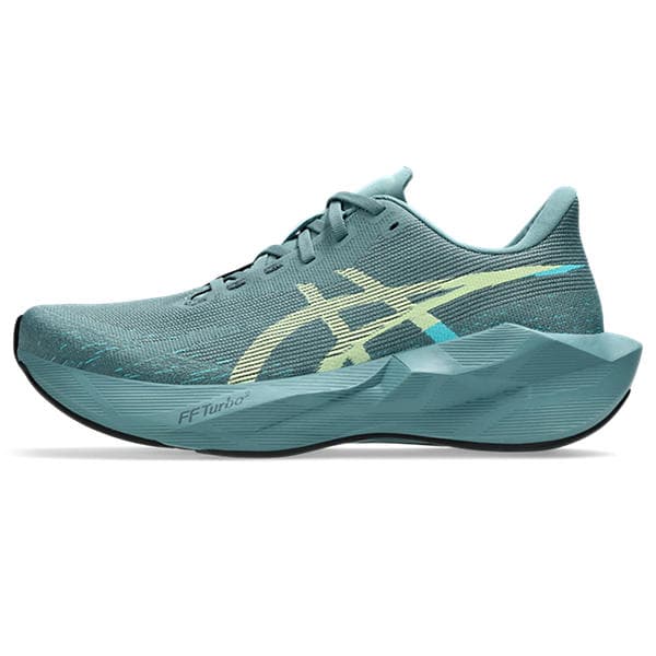 ASICS Novablast 6 – Foggy Teal Illuminate Yellow — 4