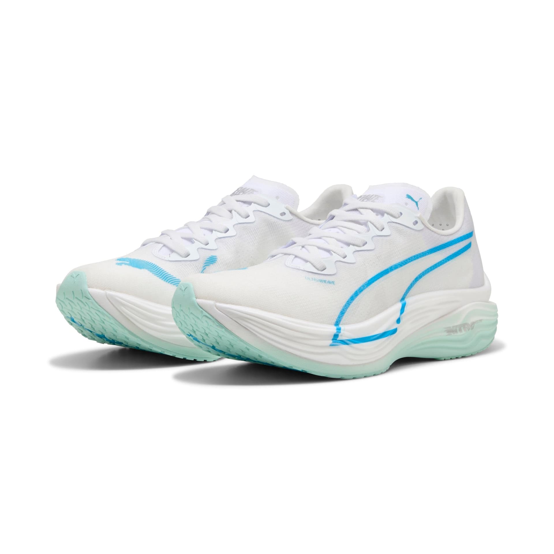 PUMA Deviate Nitro Elite 3 – Puma White Speed Blue — 3