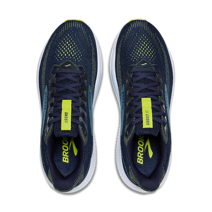 Brooks Ghost 17 – Peacoat Lime Blue — 5