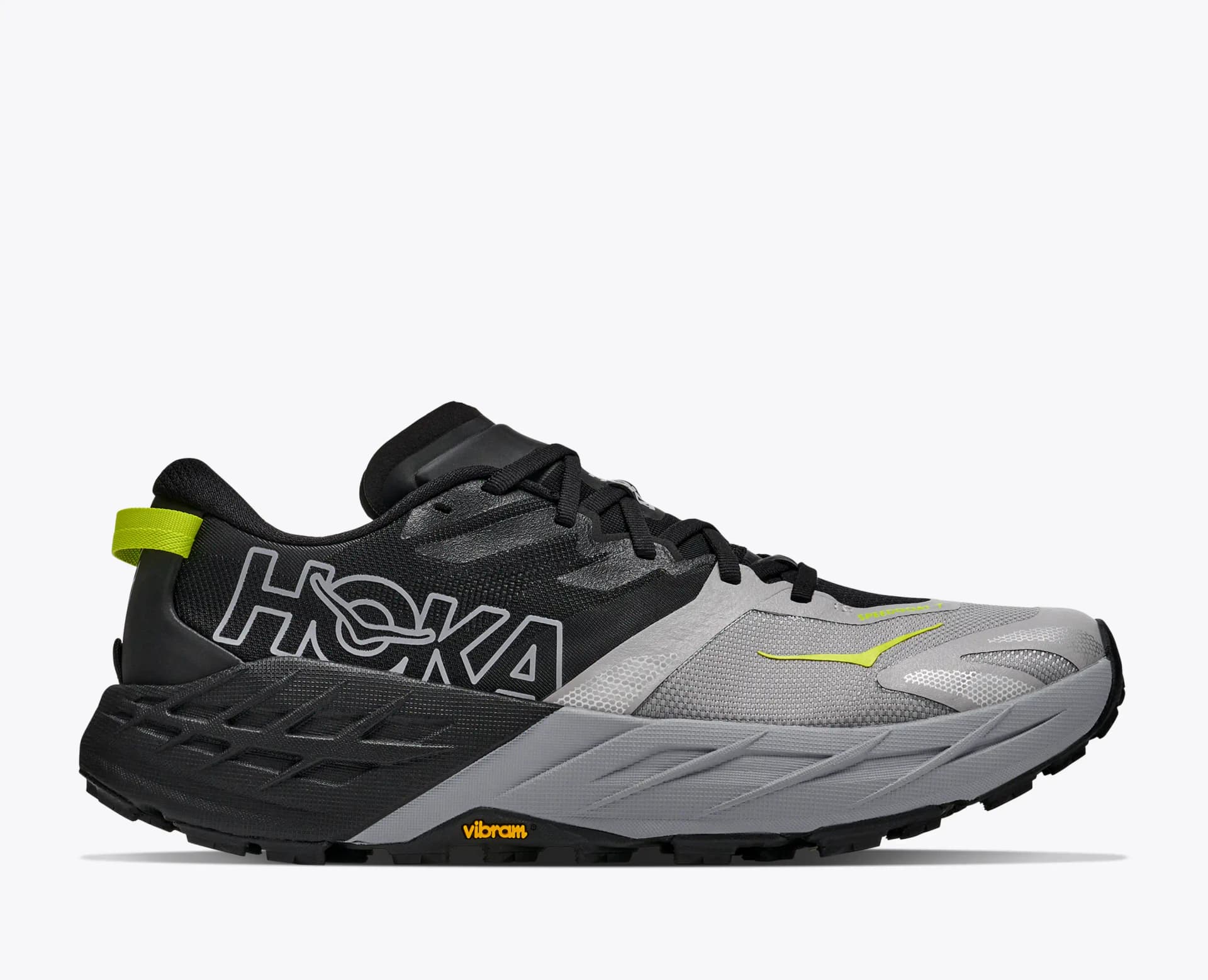 HOKA Speedgoat 7 – Black / Stellar Grey