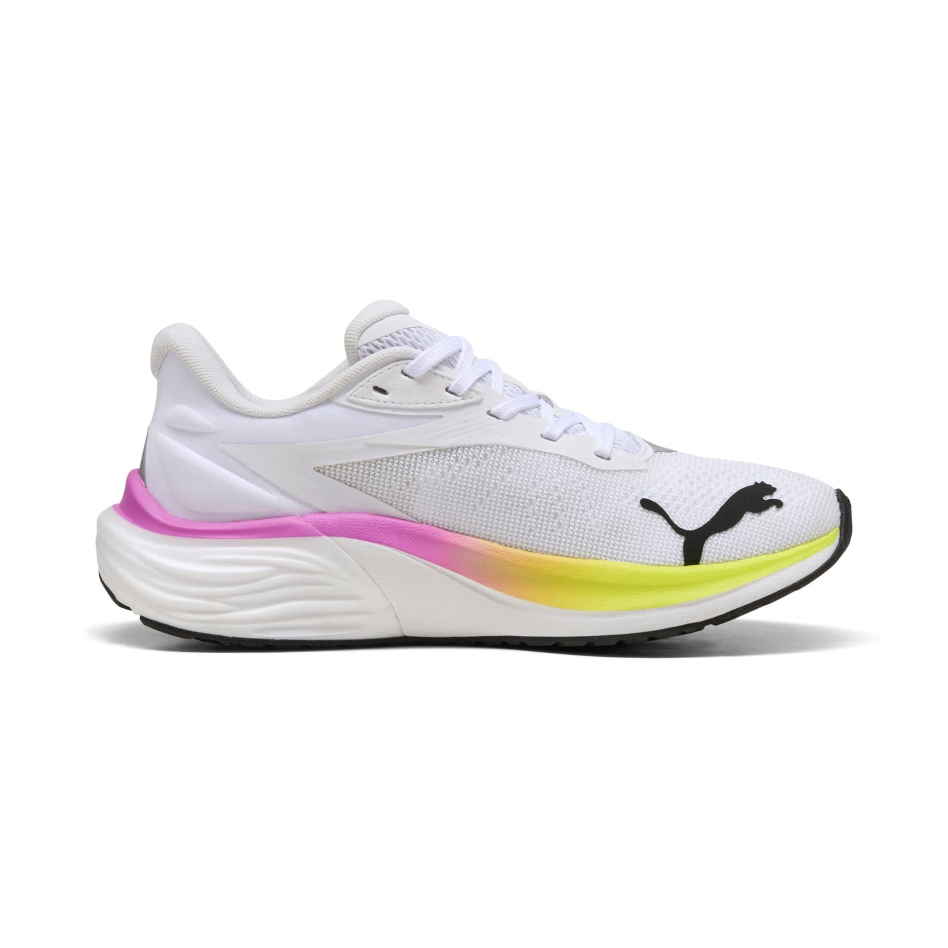 PUMA Electrify Nitro 4 – Puma White Yellow Alert Pure Magenta