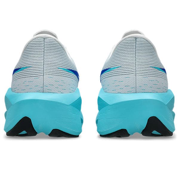ASICS Novablast 6 – White Energy Aqua — 6