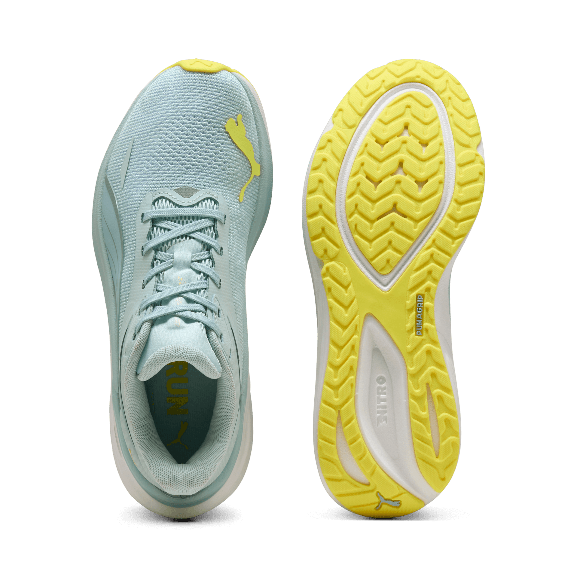 PUMA Electrify Nitro 4 – Fresh Water Lemon Crush Puma Silver — 6