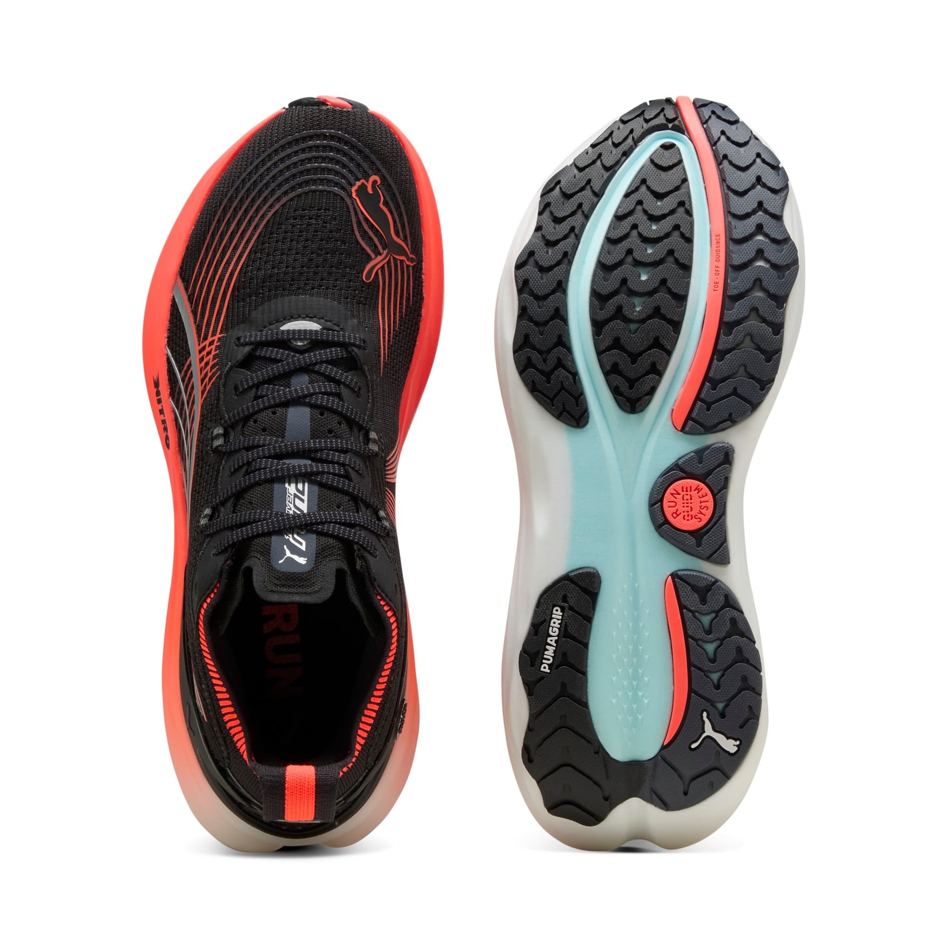 PUMA ForeverRun Nitro 2 – Puma Black Glowing Red — 6