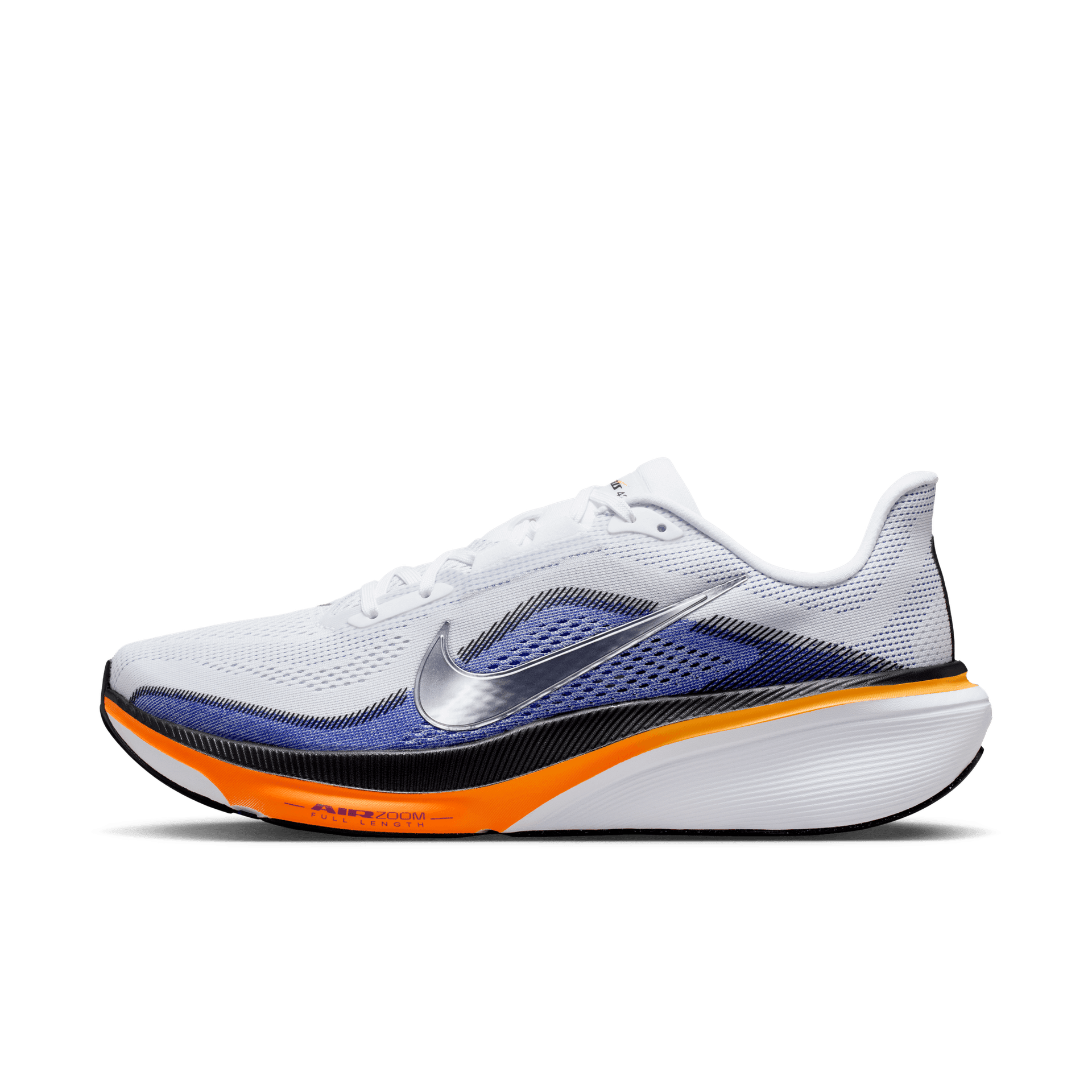 Nike Pegasus 42 – White Metallic Silver Lapis Total Orange — 5