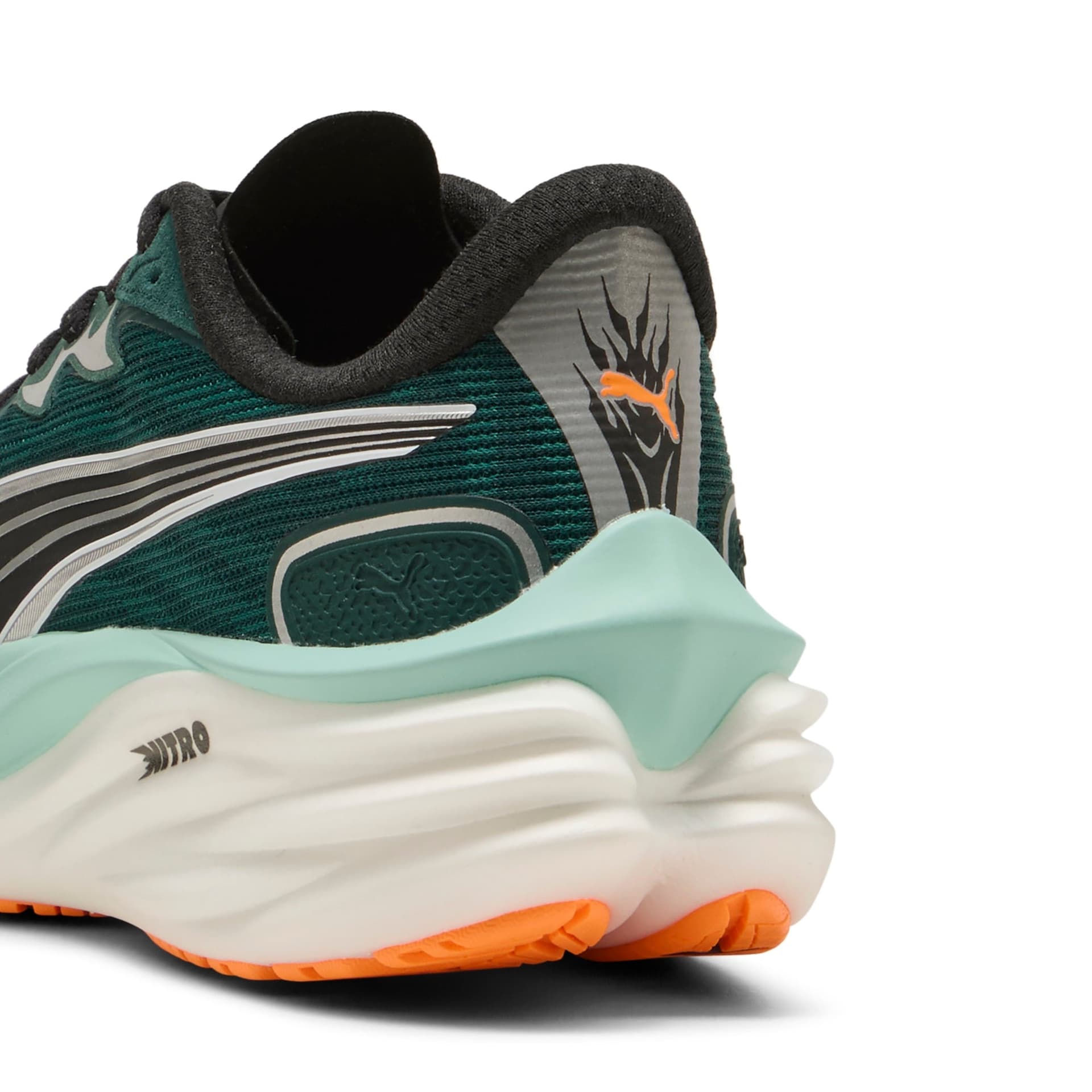 PUMA Velocity Nitro 4 – Green Terrain Heat Fire — 5