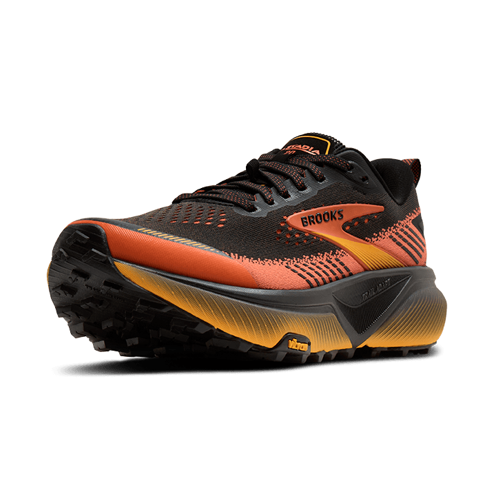 Brooks Cascadia 20 – Black Tigerlily Orange — 5