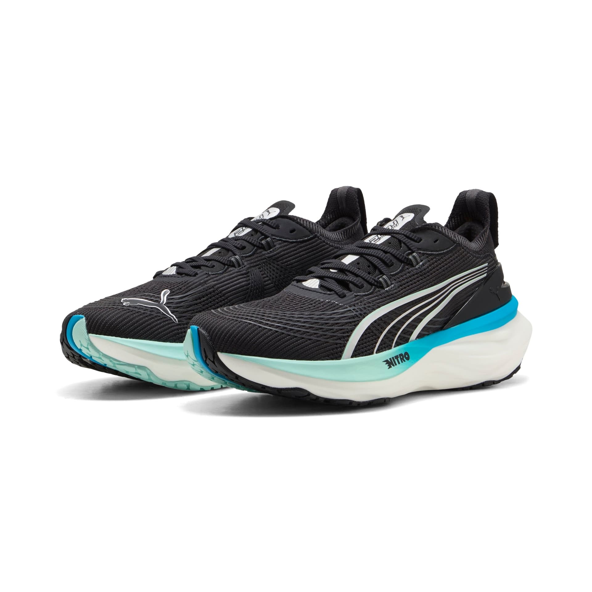 PUMA ForeverRun Nitro 2 – Puma Black Speed Blue — 3