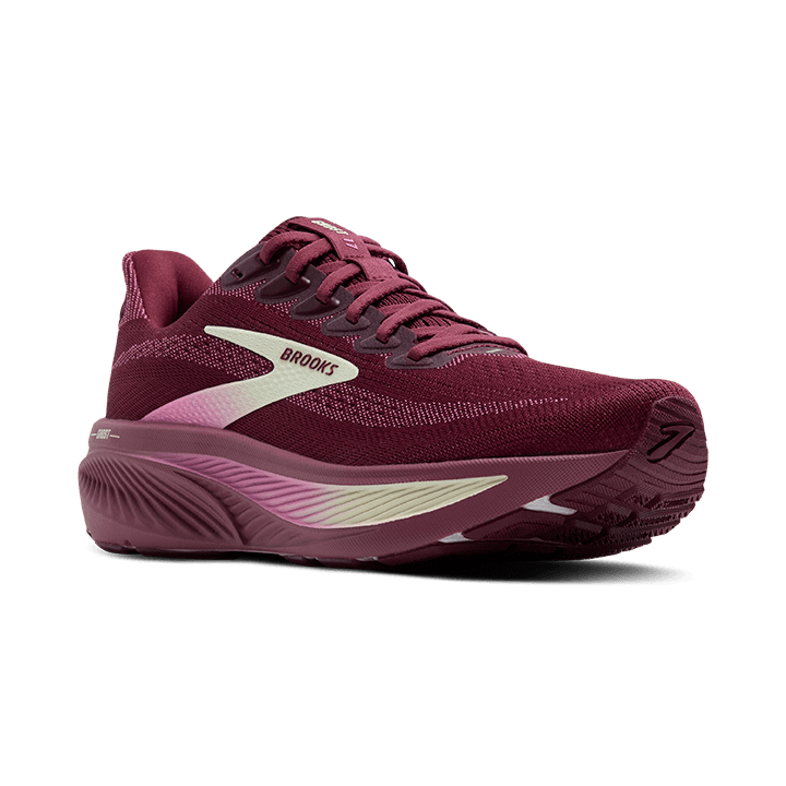 Brooks Ghost 17 – Burgundy Pink Green — 2