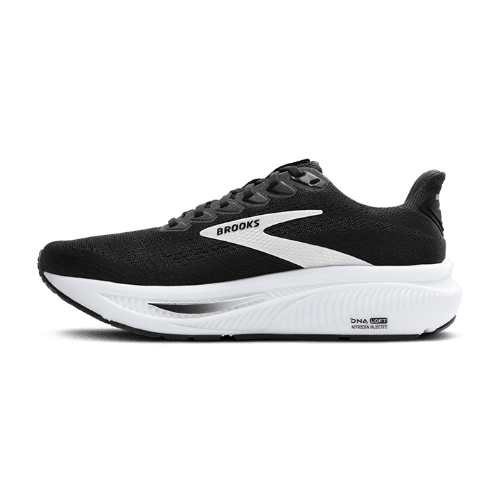 Brooks Ghost 17 – Black Grey White — 3
