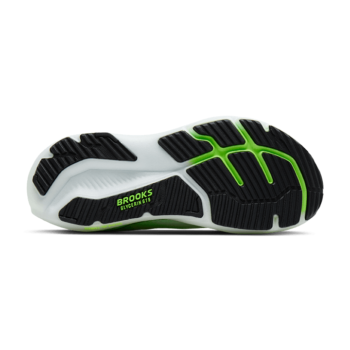 Brooks Glycerin GTS 23 – White Phantom Green Gecko — 8
