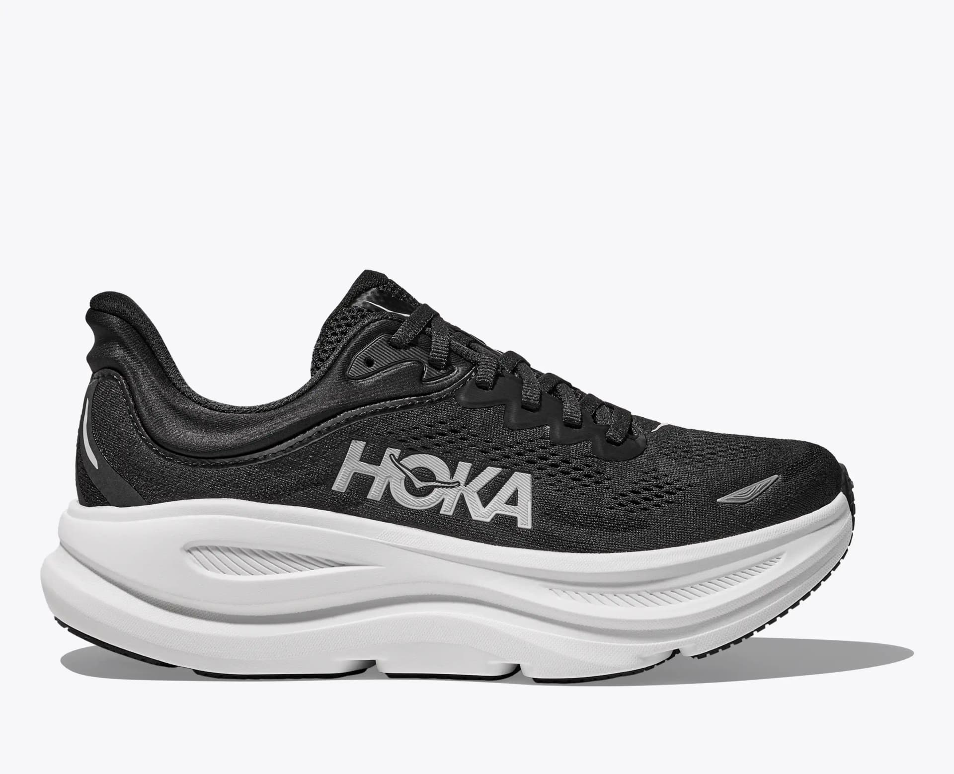 HOKA Bondi 9 – Black / White