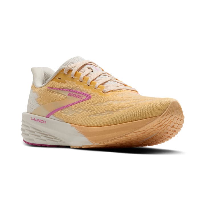 Brooks Launch 11 – Sherbert Coconut Pink — 2