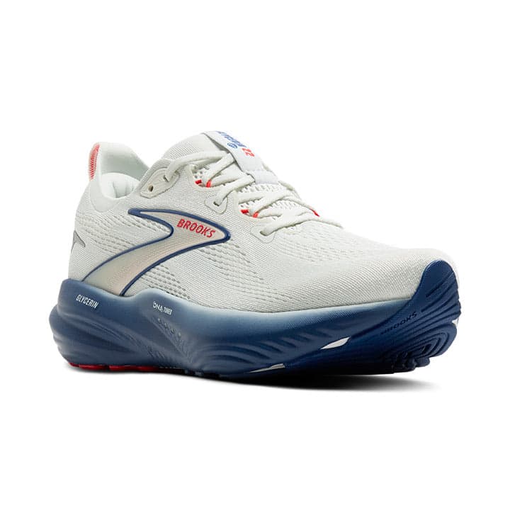 Brooks Glycerin 22 – Gray Navy Peony Fiery Red — 2